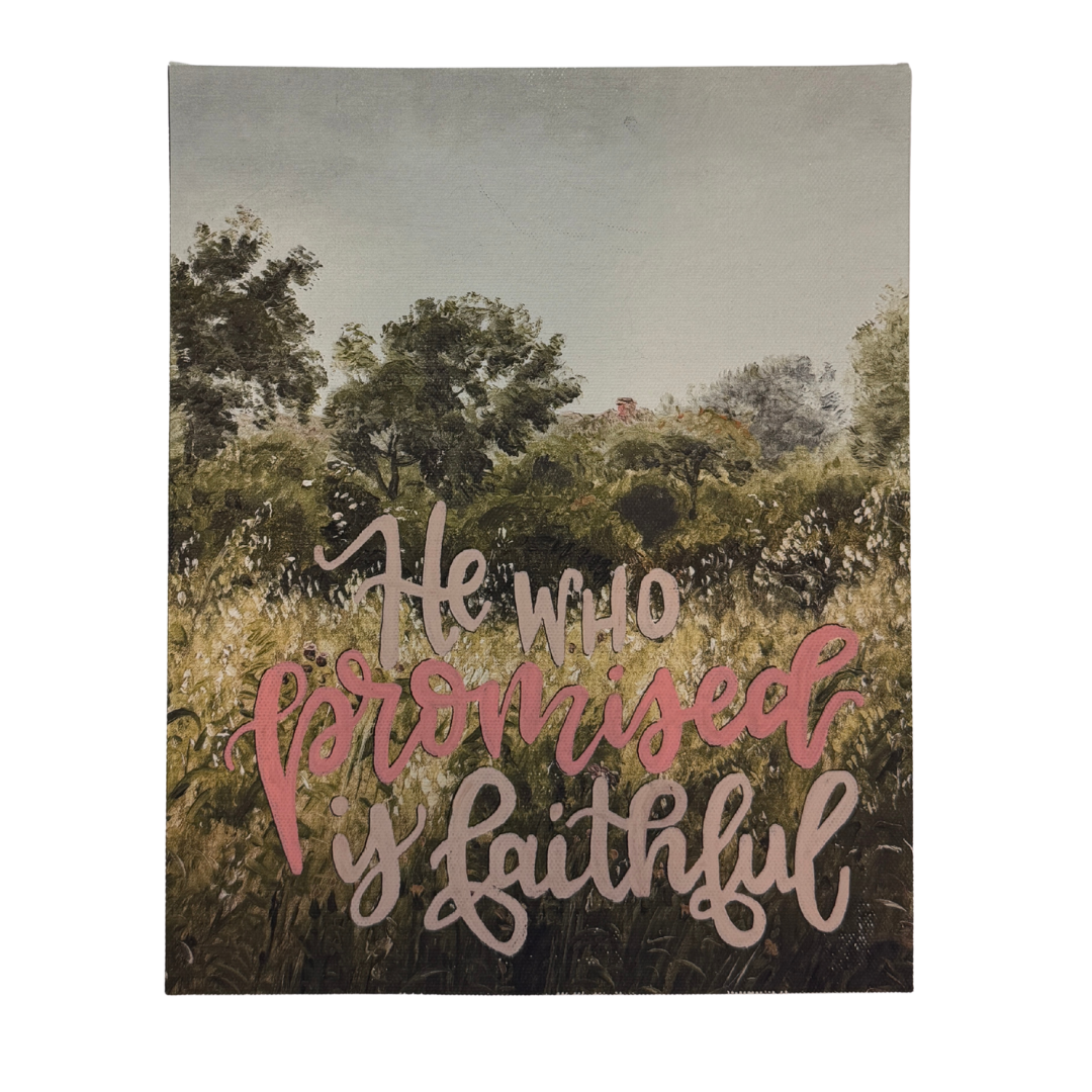 8x 10 Canvas Prints with Calligraphy - Weekly Drop