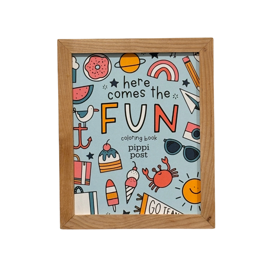 8x10 Frame & Caddie Coloring Set