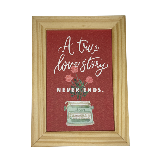 Curated 4x6 Frame + Caddie + Valentine Prints