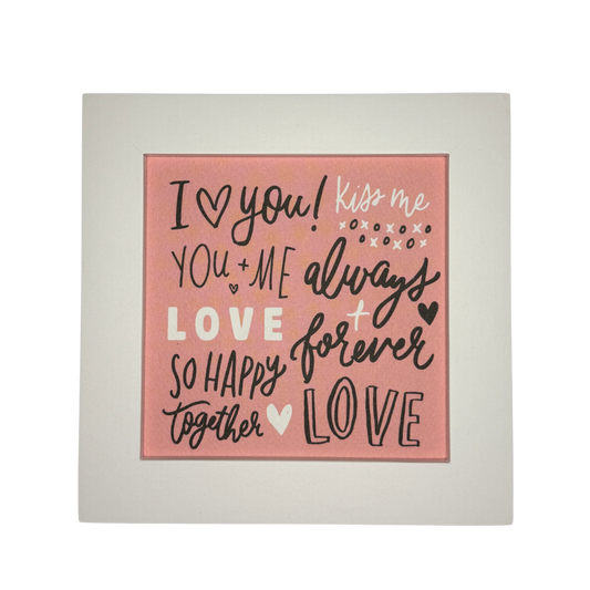 White 4x4 - I love You - Weekly Drop