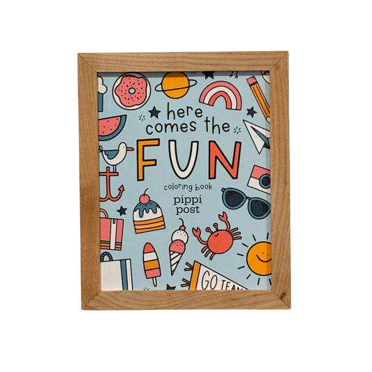 8x10 Frame & Caddie Coloring Set