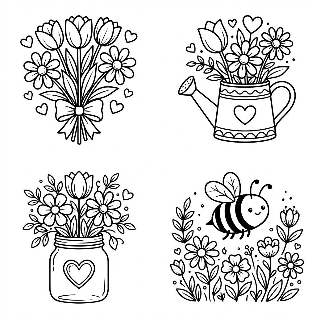 Little Hands Coloring Bundle
